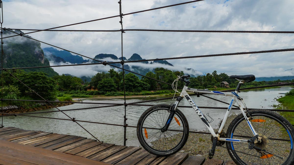 The bicyle - Vang Vieng, Laos